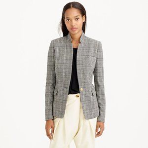 J Crew Wool Blazer Glen Print Size 12T